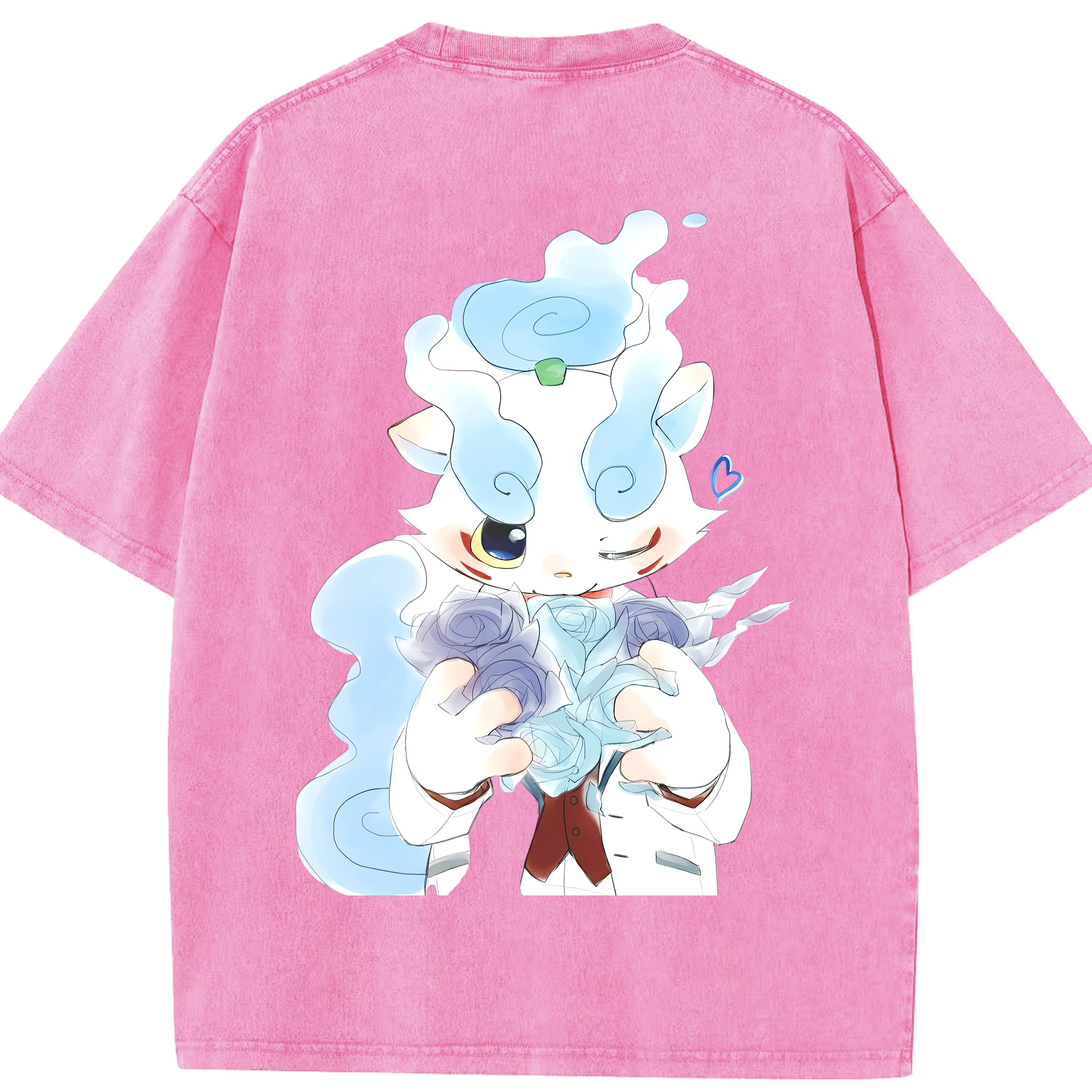 （画像用） 妖怪ウォッチ Yo-kai Watch 綿100% ヴィンテージ風 半袖Tシャツ（背面プリント）